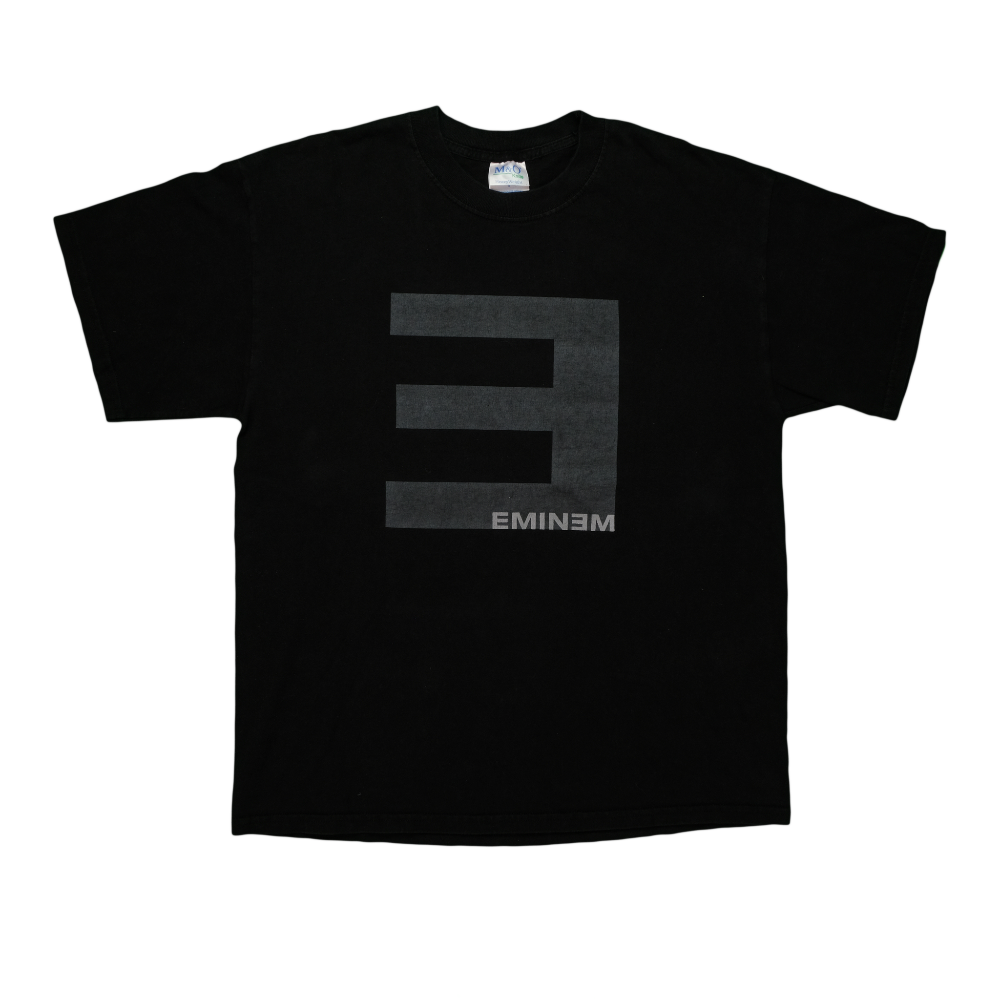 Vintage M&O KNITS The Eminem Show Album 2002 T Shirt 2000s Black L 