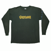 Load image into Gallery viewer, Vintage MURINA Goldfinger 1996 Tour Long Sleeve T Shirt 90s Green XL
