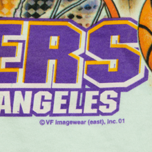Load image into Gallery viewer, Vintage LEE Los Angeles Lakers Kobe Bryant Shaq 2002 NBA Champions T Shirt 2000s White XL
