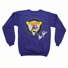 Load image into Gallery viewer, Vintage CONVERSE Magic Johnson LA Lakers Triple Double Club Sweatshirt 80s 90s NWT Purple M
