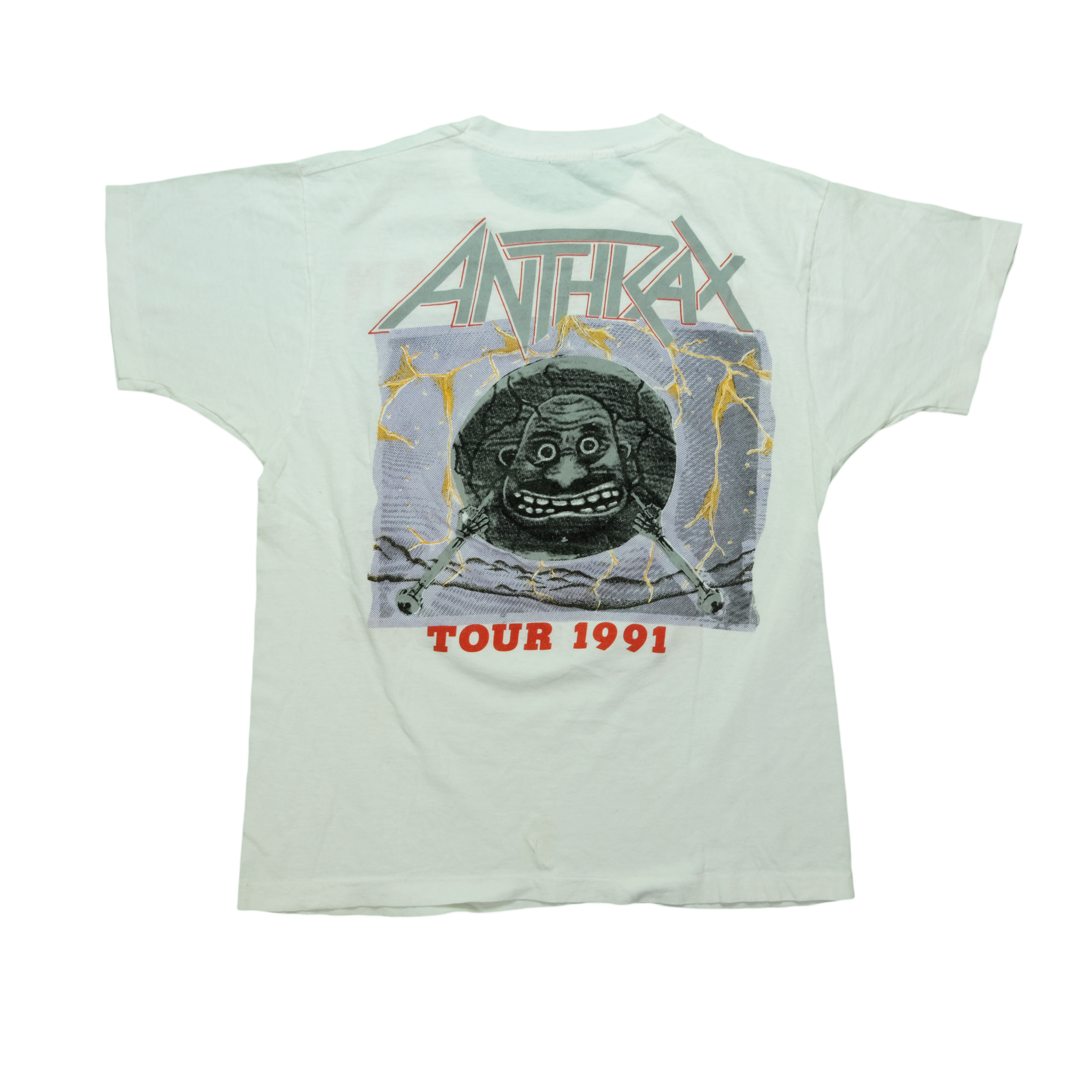 Vintage Iron Maiden x Anthrax No Prayer For The Dying 1991 Tour T 