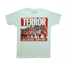 Load image into Gallery viewer, Vintage Don Rock Terror Worldwide McDonalds T Shirt 80s 90s White L

