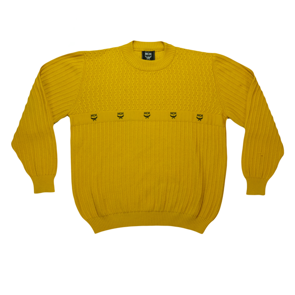 MCM Center Stripe Merino Wool Sweater - Reset Web Store
