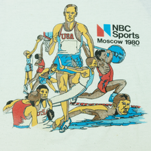 Load image into Gallery viewer, NBC Sports Moscow 1980 Olympics Raglan Tee by Sportswear - Reset Web Store

