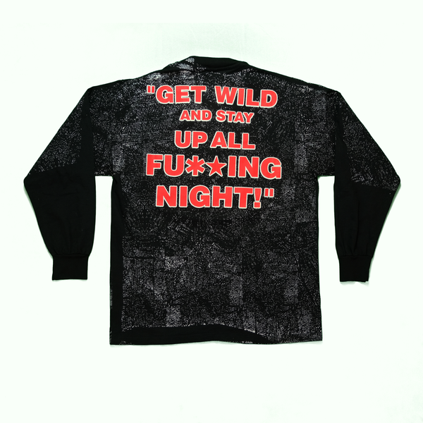 Slaughter Up All Night Tour All Over Print Longsleeve Tee by Anvil - Reset Web Store
