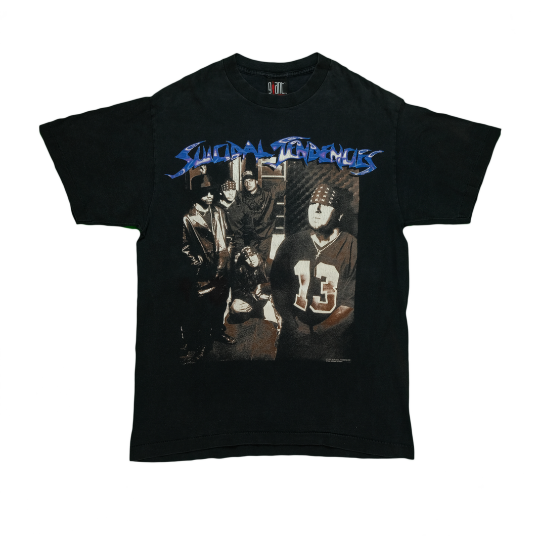 Vintage GIANT Suicidal Tendencies Suicidal For Life 1994 Tour T Shirt 90s Black L